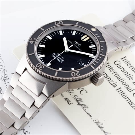 iwc aquatimer 2000 usato|iwc aquatimer 2000 titanium.